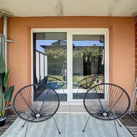 Grand Appart Terrasse Tout Confort Design Parking 阿棉